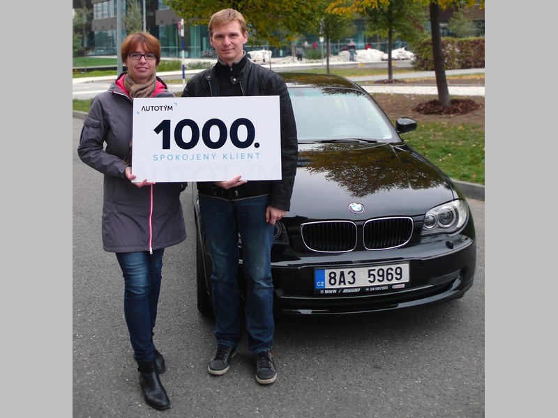 Autotým slaví 1000. zákazníka